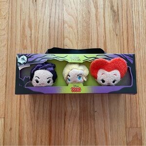 Disney Tsum Tsum Hocus Pocus Plush Trio - Purple, Blonde, Red